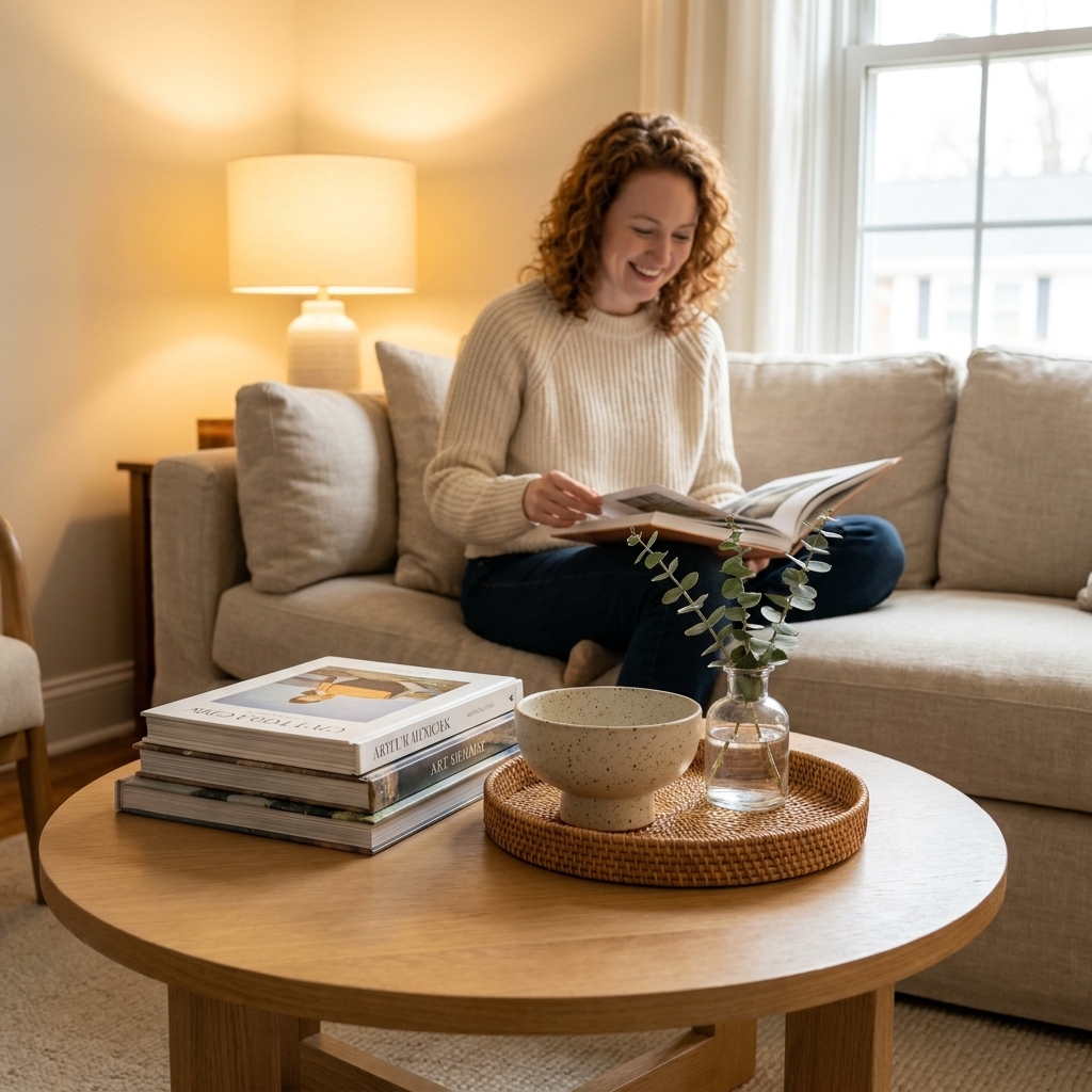 Styling Round, Square, and Rectangular Coffee Tables